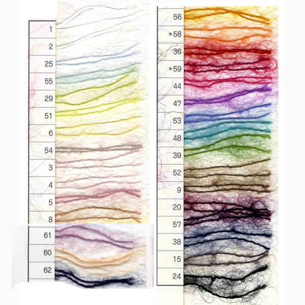 Herbst und WinterGarn "Kid Mohair Fine (Kid Mohair Fine) 8. Farbe" Puppy