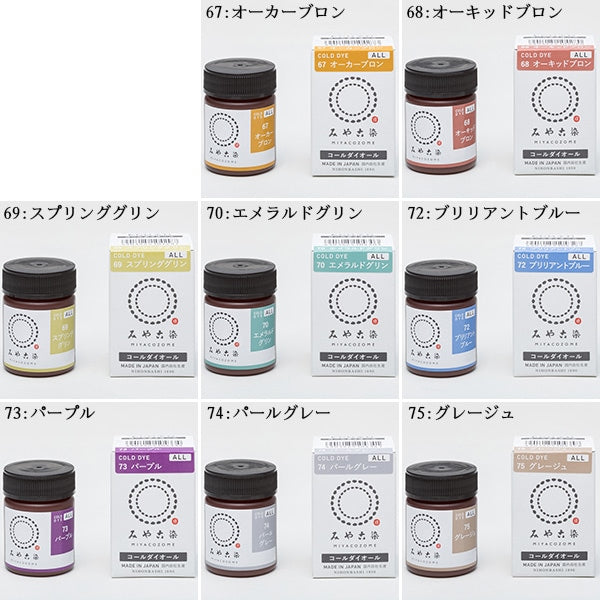 Dye "COLD DYE ALL 70 Emerald Glin" katsuraya Katsuraya