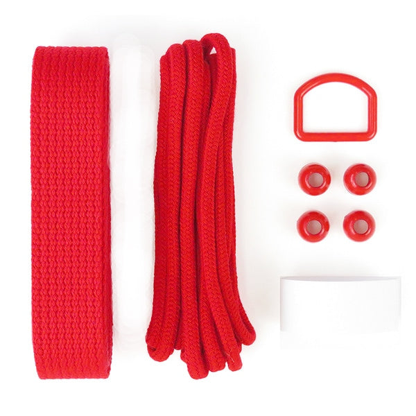 수예테이프 세트 "Full X Full Plain Red"