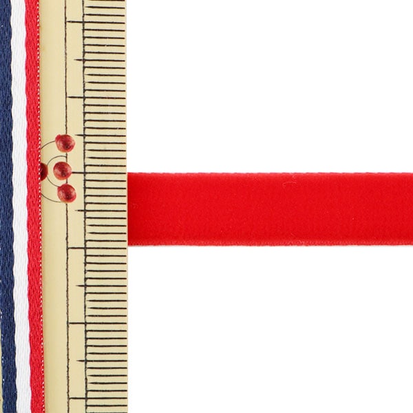 Nastro "1 velluto anti -saleNastro Larghezza 9mm x circa 5 m volume 235 colori (rosso) "