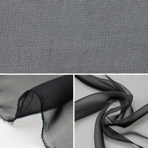 【数量5から】 生地 『50テトロンジョーゼット BK』