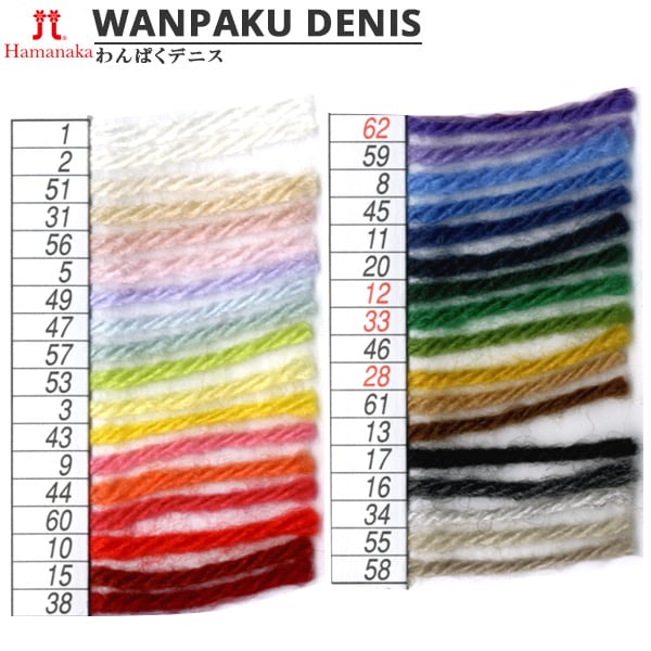 Garn "Wanpaku Dennis 62. Farbe" Hamanaka