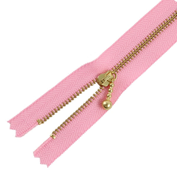 سحاب "سحاب ذهبي مع خرز 12سم اللون 513" YKK