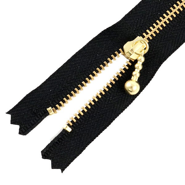 Молния "Золотой крепеж с мячом 14 см 580 цвет" YKK