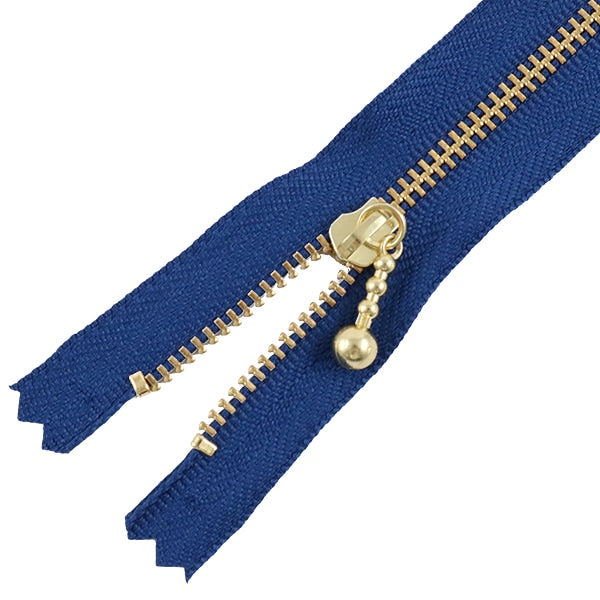 Молния "Золотой крепеж с мячом 16см 558 цвет" YKK