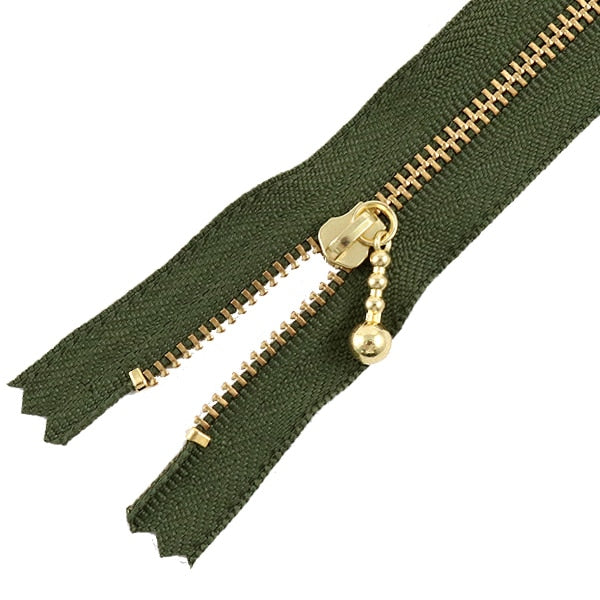 Молния "Золотая молния с шариками 18 см 566 цвет" YKK