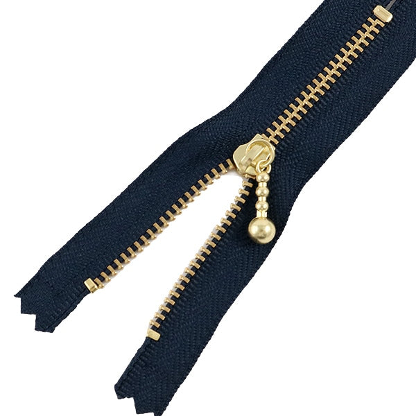 Reißverschluss "Gold Reißverschluss mit Ball 20 cm 560 Farbe" YKK