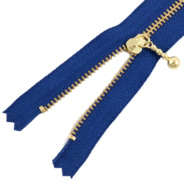 Reißverschluss "Gold Reißverschluss mit Ball 24 cm 558 Farbe" YKK