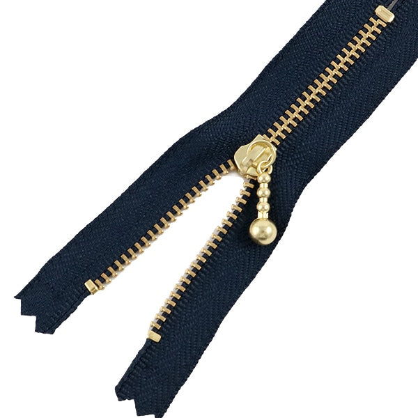 Reißverschluss "Goldbefestigungsmittel mit Ball 24 cm 560 Farbe" YKK