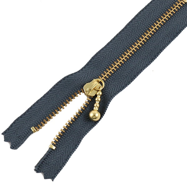 Fermeture éclair "Zipper en or avec balle 35cm 578 couleur" YKK