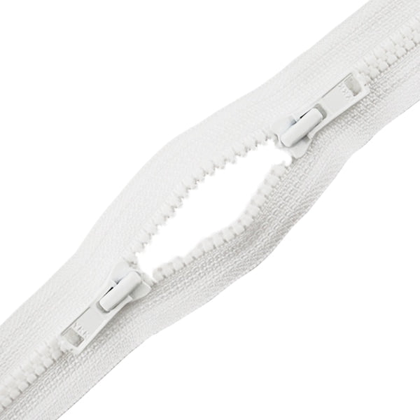 Reißverschluss "Nr. 4 Bislon Double -Open 60 cm 501 Farbe" YKK