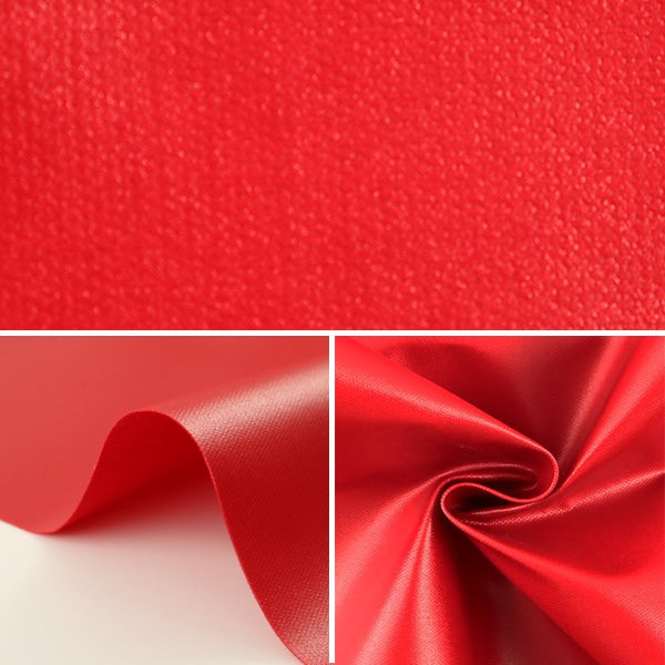 【数量5から】 生地 『オックスラミネート 70 赤』