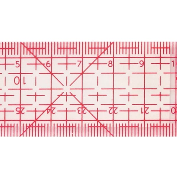 Ruller "Thirty -sided ruler 30cm single -sided mat processing"