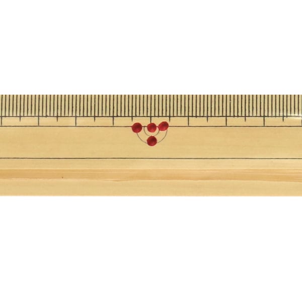 Ruller "BambùRuller Larghezza larghezza 30 cm un occhio "ka kinkiFerri da maglia