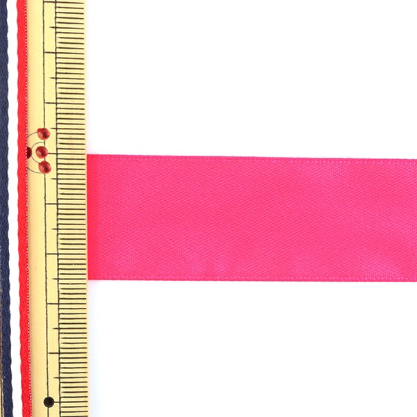 Ribbon "Double -sided satinRibbon Shocking pink 25mm x 3m "