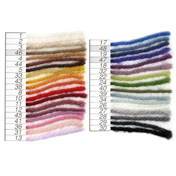 الخريف/الشتاءخيوط الغزل "لون شعر نقي متوسط النعومة 46" Hamanaka