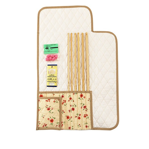 編み針 『匠 (たくみ) アフガン針セット 竹製 ケース付き 45-140』 Clover クロバー