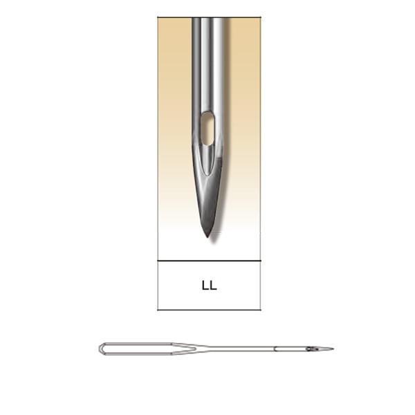 ミシン針 『家庭用ミシン針 レザー専用針 HA×1LL MIX 5本入』 ORGAN NEEDLES オルガン針