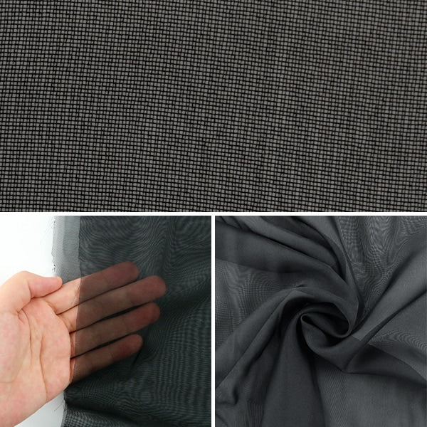 【数量5から】 生地 『コスチューム30Dシフォン CCF6300-99BK ブラック』