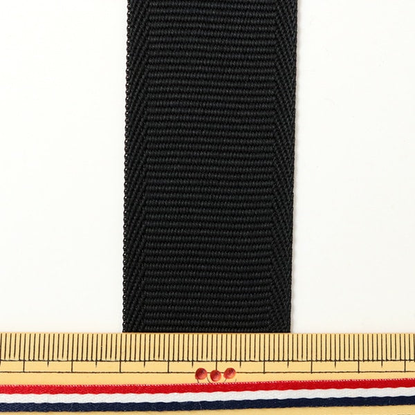 【数量5から】 芯地テープ 『ナイロンベルト 35mm巾 黒』