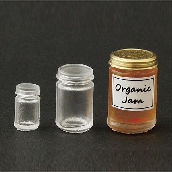 Resin type "Cray Jewelry Type Jam Bin (Round) Three -dimensional type" Nissin Associates