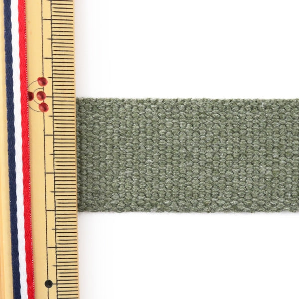 【数量5から】 手芸テープ 『ヴィンテージ風テープ 30mm グリーン』