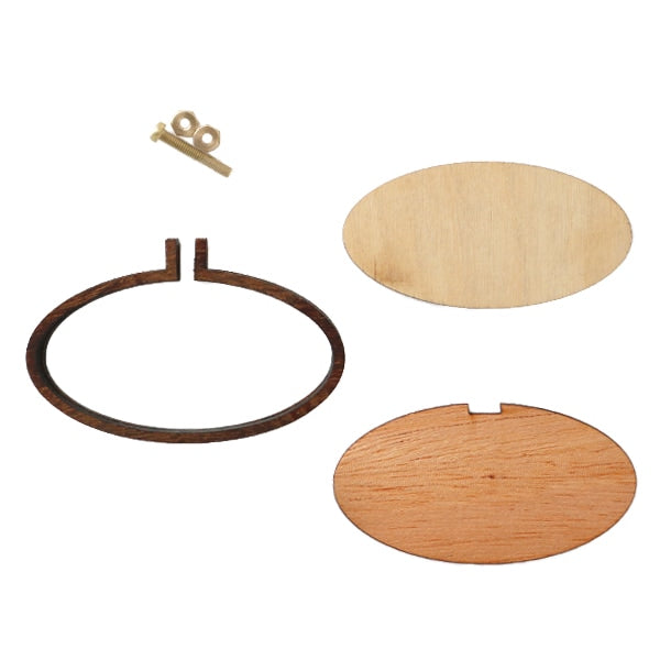 Embroidery frame "Mini embroidery frame elliptical horizontal L"