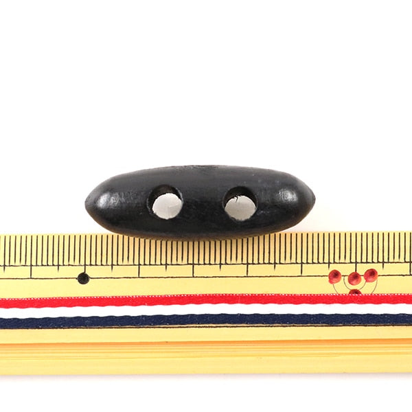 ボタン 『木ダッフルボタン 40mm 黒』 KIYOHARA 清原