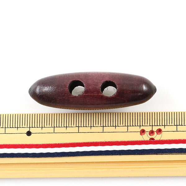 ボタン 『木ダッフルボタン 50mm 茶』 KIYOHARA 清原