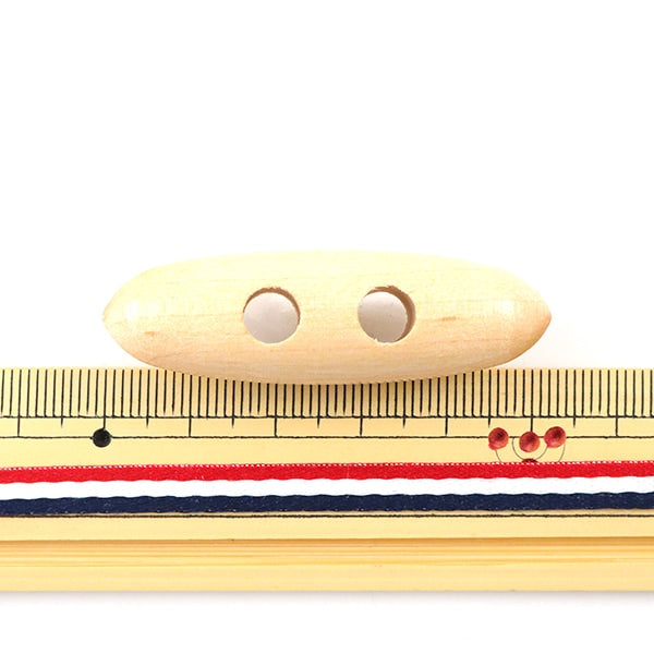 ボタン 『木ダッフルボタン 50mm 白』 KIYOHARA 清原