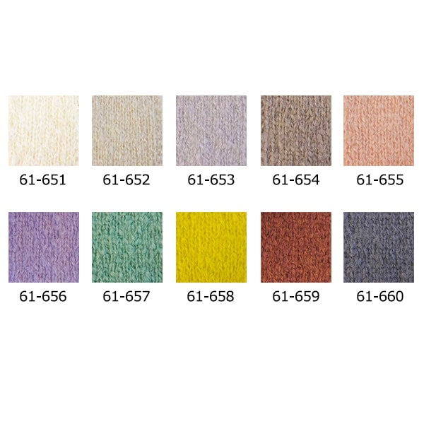 Automne et hiverpelote de laine "Mohair Hand Red (épais) 61-655 Orange Pink" Clover