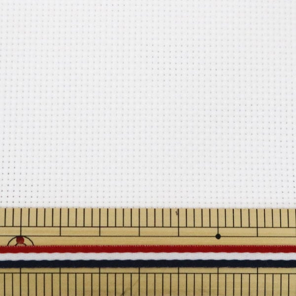 أقمشة التطريز ``البريقماش مقطوع جافا كروس 65 16 عدد 65 عيون بيضاء 265100-11 بوصة ليسين Lecien كوزمو كوزمو