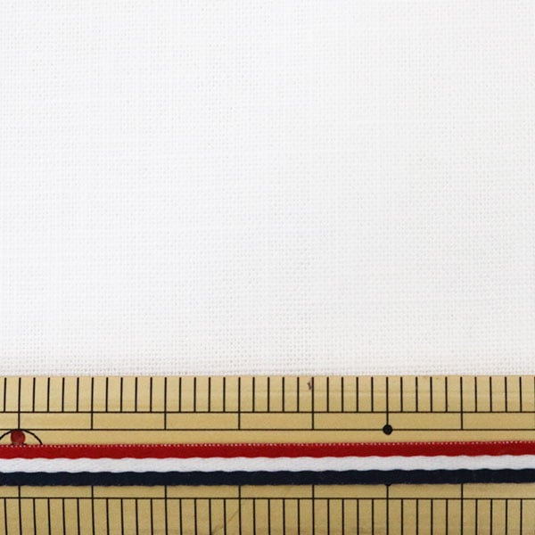 Ткань для вышивания "ПуриОтрезанная ткань Хлопковое кресто-белое для бесплатных швов 21700-11" Лекен Lecien Cosmo Cosmo