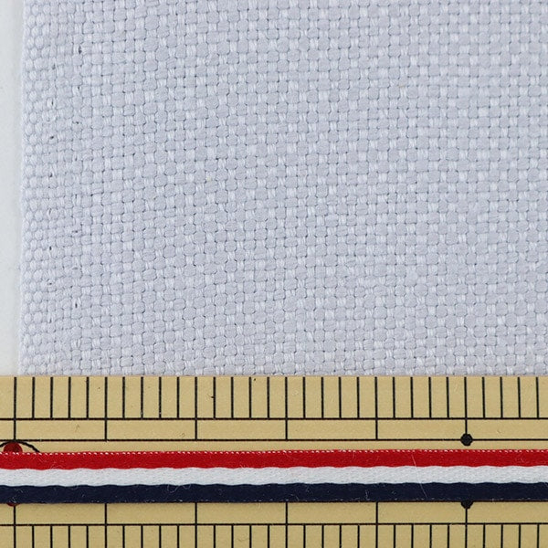 【数量1から】 刺しゅう布 『No.100 麻オックスフォード 22カウント 86目 シルバーグレー 131-9』 LECIEN ルシアン cosmo コスモ