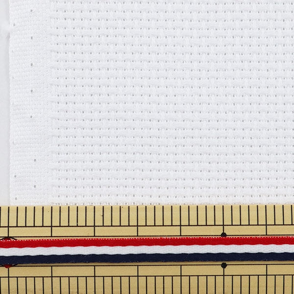 【数量1から】 刺しゅう布 『No.1100 インディアンクロス 13カウント 50目 ホワイト 1111-9』 LECIEN ルシアン cosmo コスモ