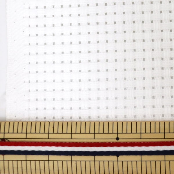 【数量1から】 刺しゅう布 『No.3000 ジャバクロス25 (粗目) 6カウント 25目 ホワイト 3011-9』 LECIEN ルシアン cosmo コスモ