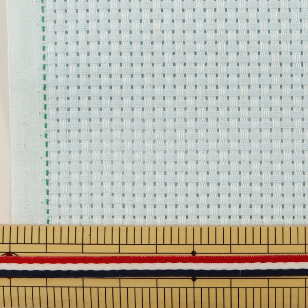 【数量1から】 刺しゅう布 『No.3500 ジャバクロス35 (中目) 9カウント 35目 サックス 3534-9』 LECIEN ルシアン cosmo コスモ