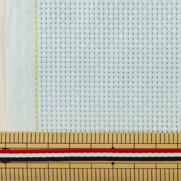 【数量1から】 刺しゅう布 『No.3800 ジャバクロス45 (細目) 11カウント 45目 サックス 3834-9』 LECIEN ルシアン cosmo コスモ