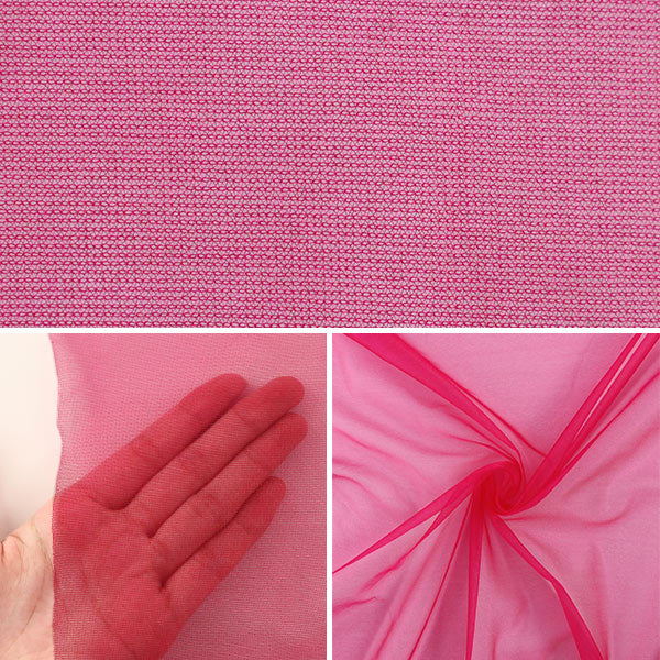 【数量5から】 生地 『スパークハーフ ローズ 477-4』