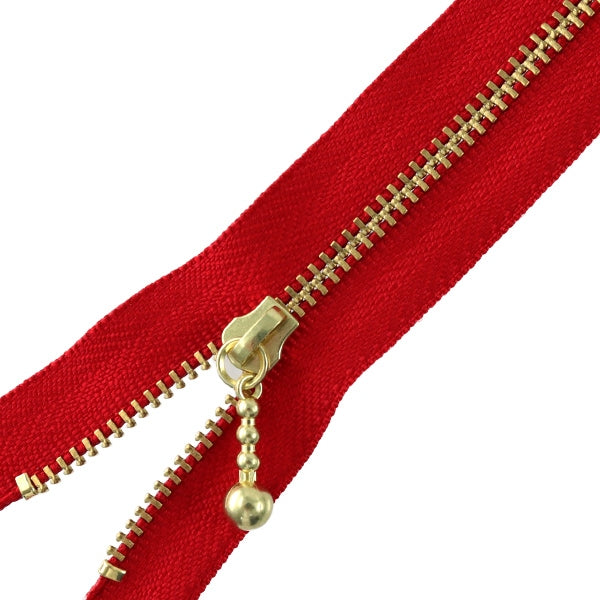 Fermeture éclair "Or avec des ballesFermeture éclair 50cm 519 No. DNDBL MGC33-50519" YKK