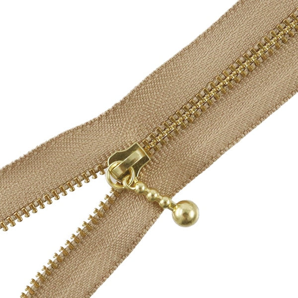 Fermeture éclair "Or avec des ballesFermeture éclair 45cm 573 Couleur DNDBL MGC33-45573" YKK