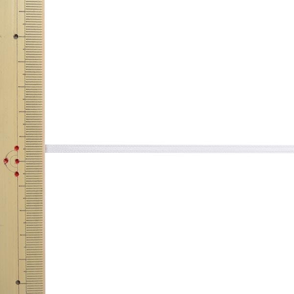 【数量5から】 リボン 『ポリエステル両面サテンリボン #3030 幅約4mm 1番色』