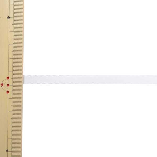 【数量5から】 リボン 『ポリエステル両面サテンリボン #3030 幅約6mm 1番色』