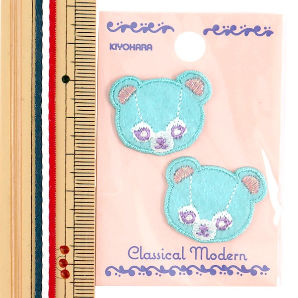 Заплатка "Классический современный миниЗаплатка Медведь CMOC-38" KIYOHARA