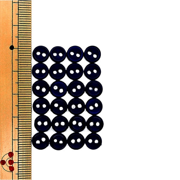 按钮“ Back Butt Button 8mm Navy 55”