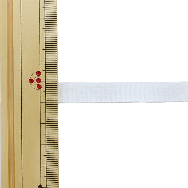 【数量5から】 手芸ブレード 『オーガニックコットン200 幅約9mm 01番色』