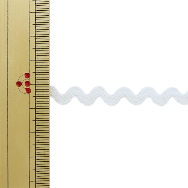 【数量5から】 手芸ブレード 『オーガニックコットン207 幅約7mm 01番色』