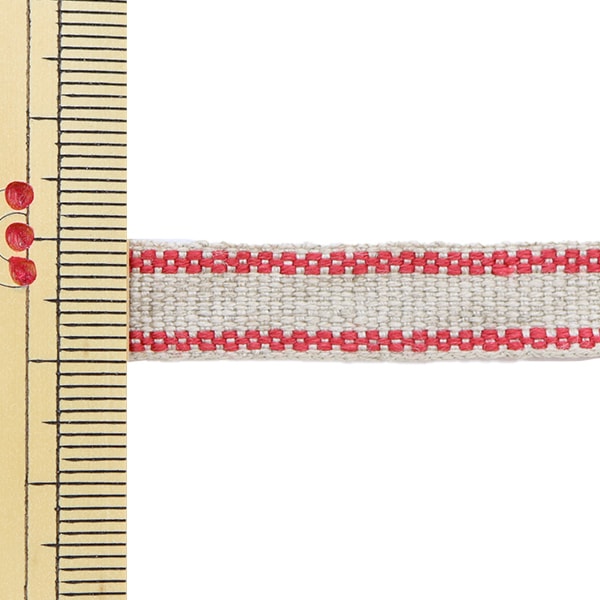 【数量5から】 『リネン154 幅約1cm 02番色』