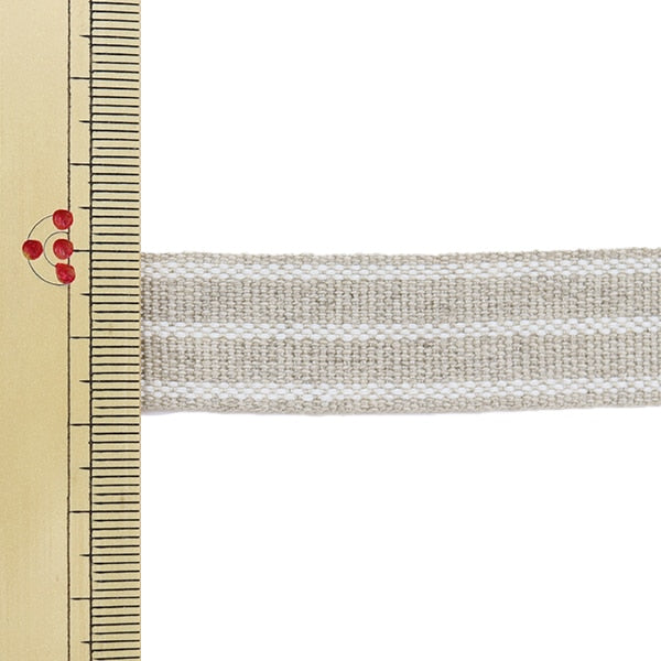 【数量5から】 『リネン155 幅約1.8cm 01番色』