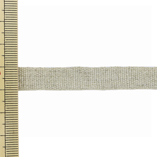 【数量5から】 『リネン156 幅約1cm 00番色』